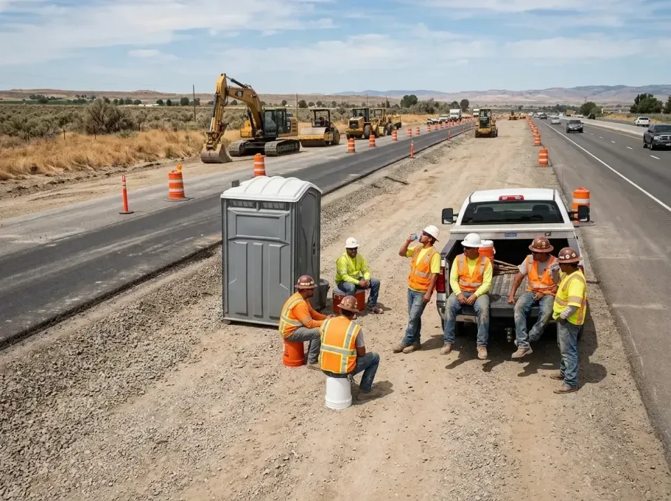 highway-road-construction-crew-007 — frequently asked questions, Porta Potty and Restroom Rentals in Marion, IA